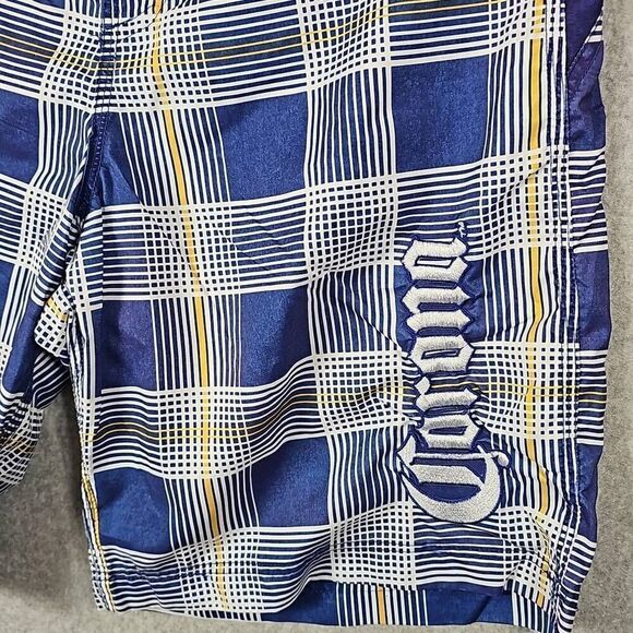 Corona Y2K Swim Trunks XL Plaid Checkered - Picture 2 of 8